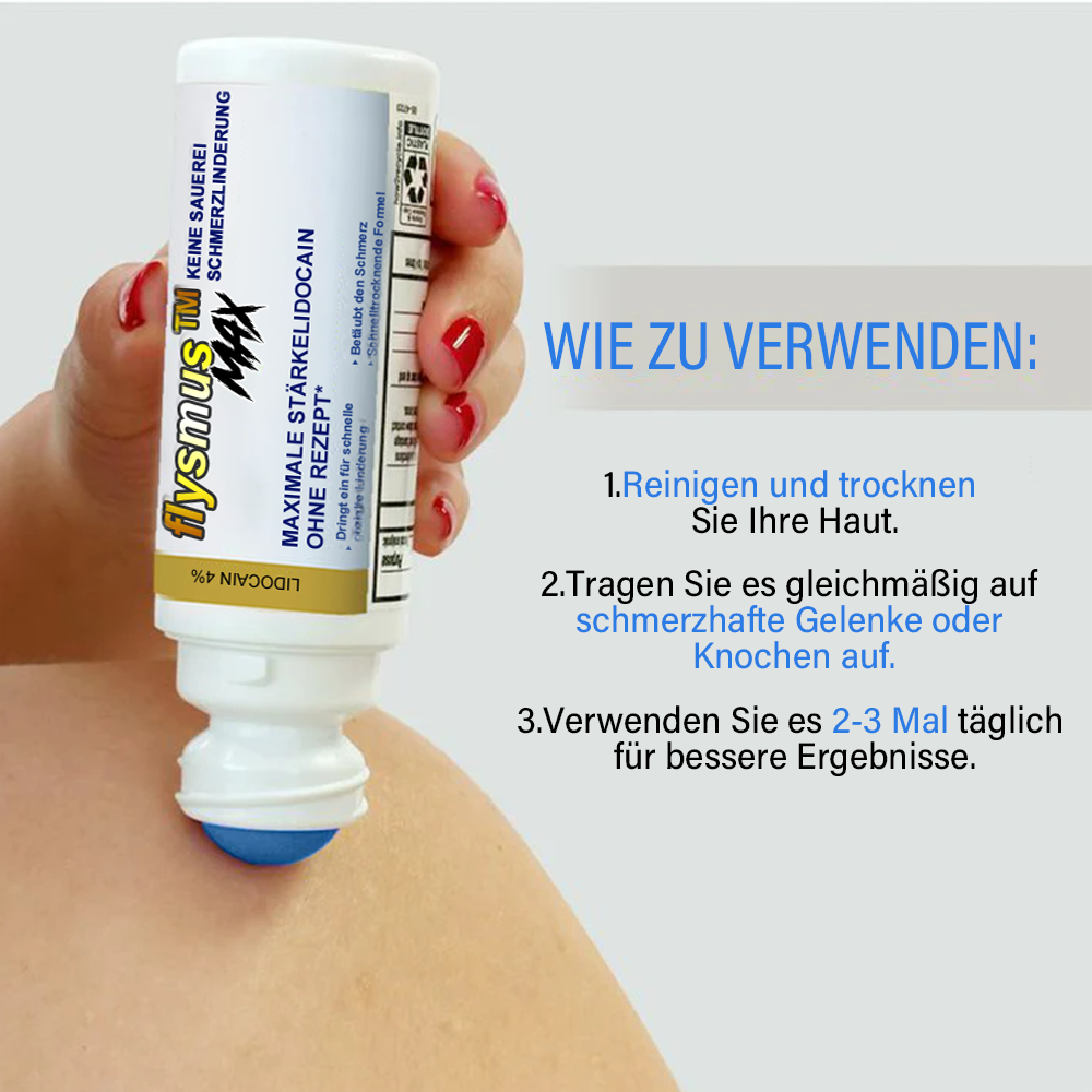 ✅Offizieller Shop: flysmus™ Lidocain Sofortige Schmerzlinderung Heilende Flüssigkeit👨⚕️(BfArM) zertifiziert(Lindert Gelenkschmerzen, Schwellungen, Steifheit, Rötung, Wärme, Muskelkater und Gelenkermüdung)
