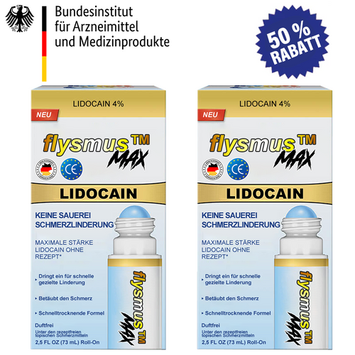 ✅Offizieller Shop: flysmus™ Lidocain Sofortige Schmerzlinderung Heilende Flüssigkeit👨⚕️(BfArM) zertifiziert(Lindert Gelenkschmerzen, Schwellungen, Steifheit, Rötung, Wärme, Muskelkater und Gelenkermüdung)