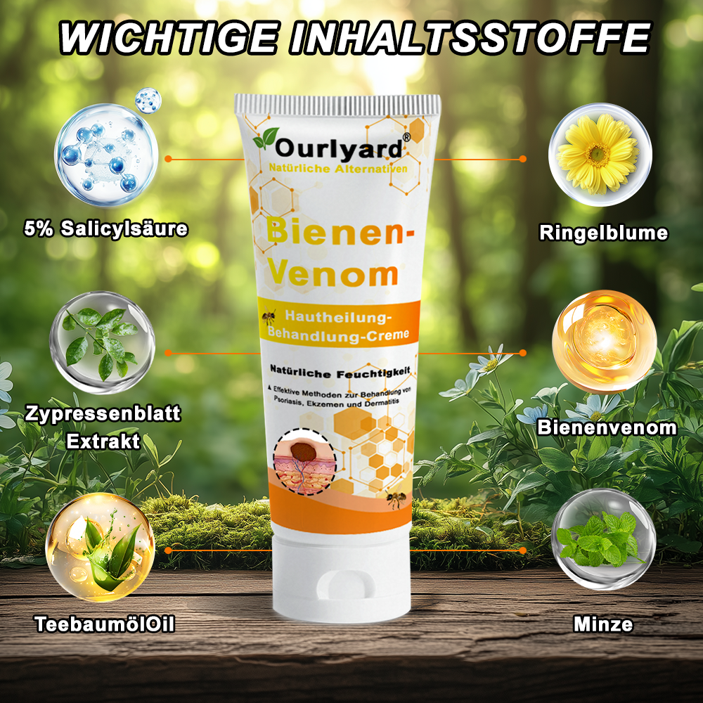 Offizieller Shop: Ourlyard® Bienengift Hautbehandlungscrem👨‍⚕️Von der Deutschen Gesellschaft für Dermatologie (DDG) genehmigt