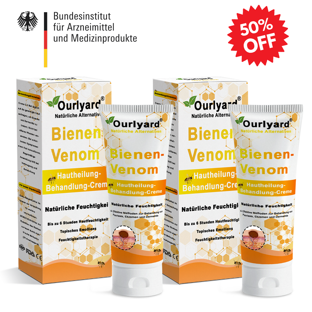 Offizieller Shop: Ourlyard® Bienengift Hautbehandlungscrem👨‍⚕️Von der Deutschen Gesellschaft für Dermatologie (DDG) genehmigt
