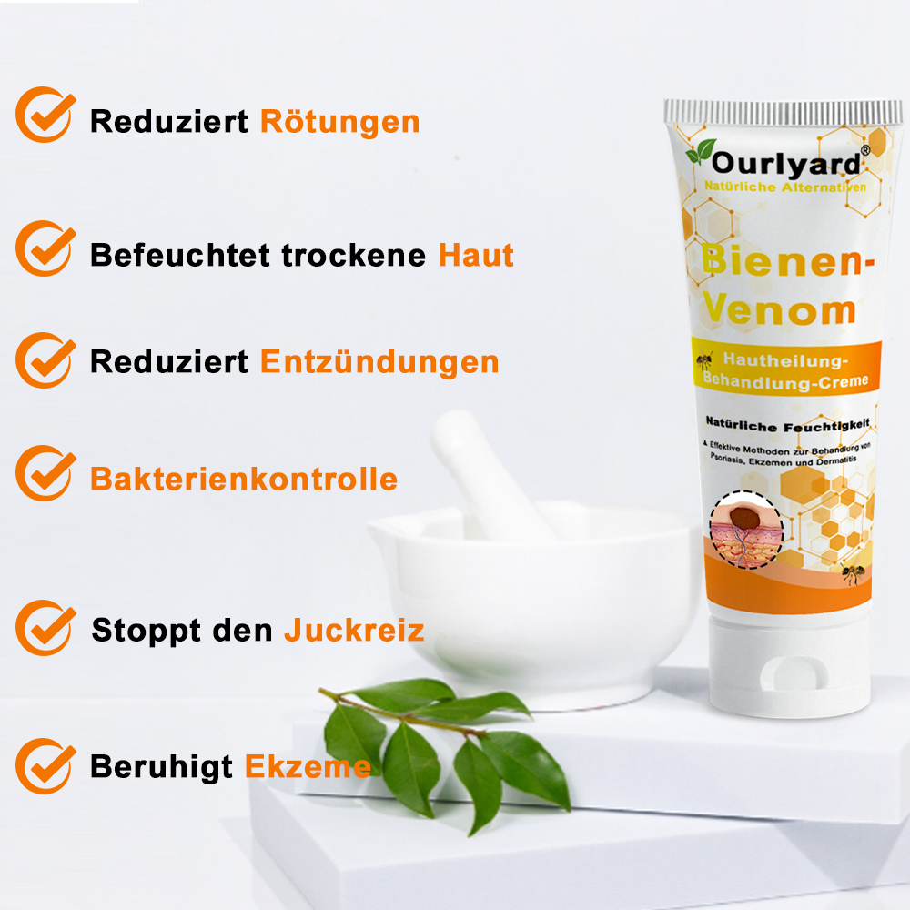 Offizieller Shop: Ourlyard® Bienengift Hautbehandlungscrem👨‍⚕️Von der Deutschen Gesellschaft für Dermatologie (DDG) genehmigt