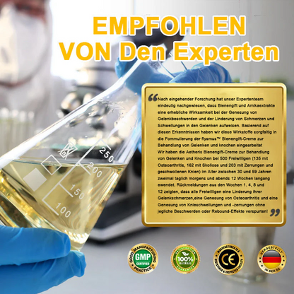 ✅ Offizieller Shop: flysmus™ Bienengift-Schmerzlinderungs Knochenheilungs Creme 👨‍⚕️(BfArM) Zertifizierungen(Reduzierung von Gelenkschwellungen, Schmerzen, Steifheit, Rötungen, Wärme, Muskelkater und Gelenkmüdigkeit)